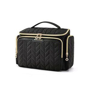 Travel Toiletry Bag, Large Wide-open Travel Bag for Toiletries, Makeup Cosmetic